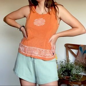kuhl earthy orange tank